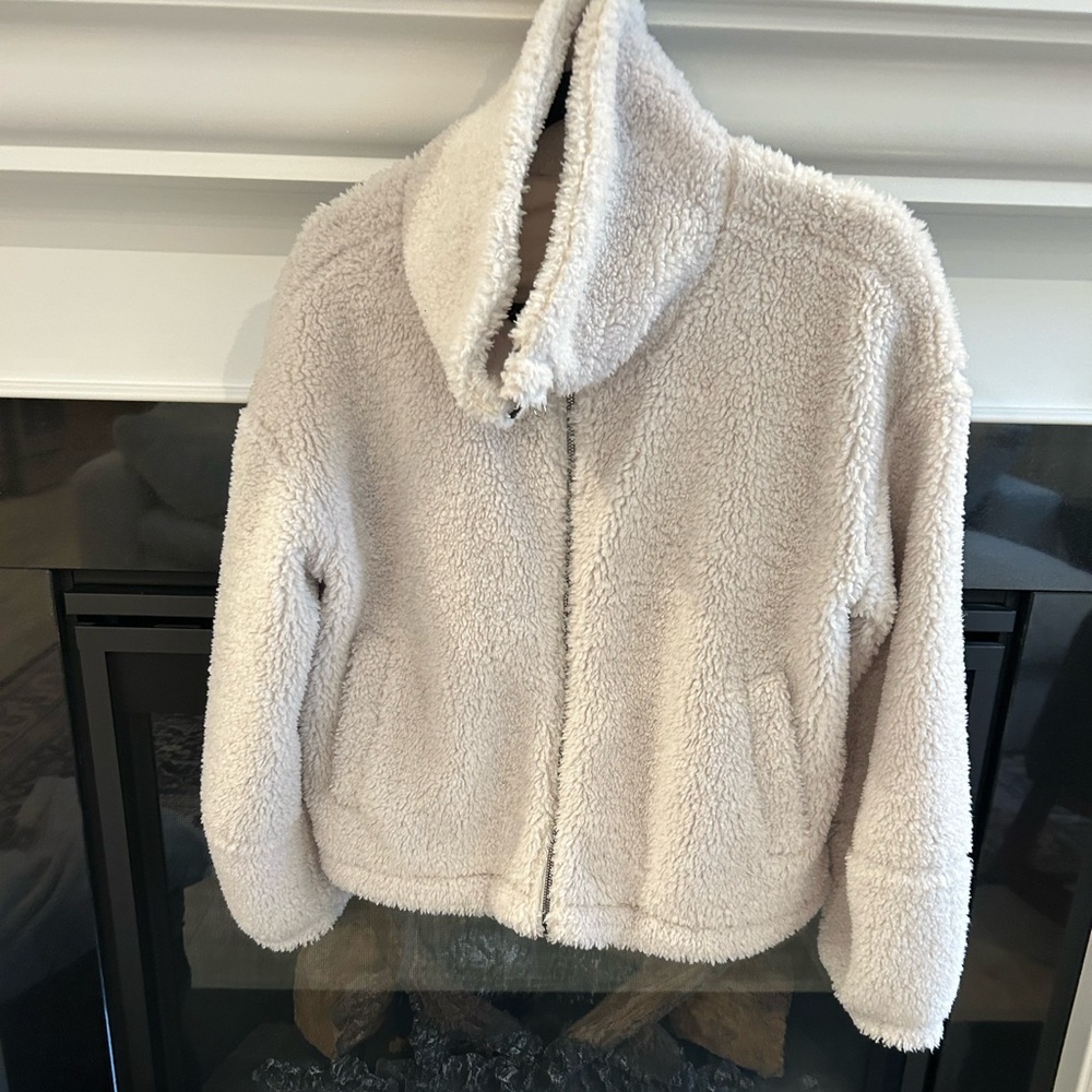lululemon athletica Cream Teddy Jacket
